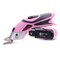 Pink Power 4V Pink Cordless Electric Rechargeable Fabric Scissors and Extra Battery Bundle